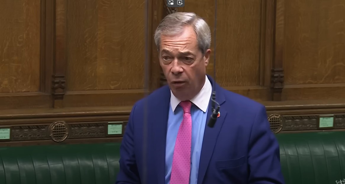 Nigel Farage in Parliament